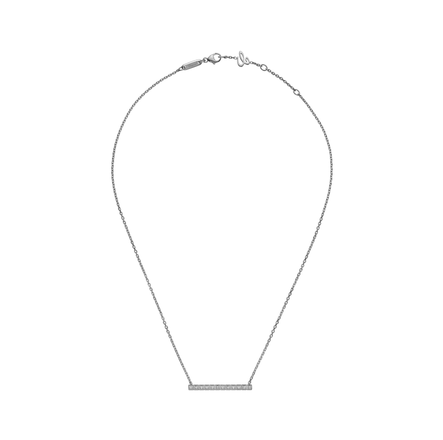 ICE CUBE FULL-SET DIAMONDS NECKLACE