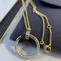 JUSTE NECKLACE 2.2MM GOLD FULL DIAMONDS