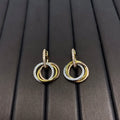 TRINITY EARRINGS GOLD DIAMOND