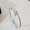 JUSTE BRACELET 2.5MM SILVER DIAMOND