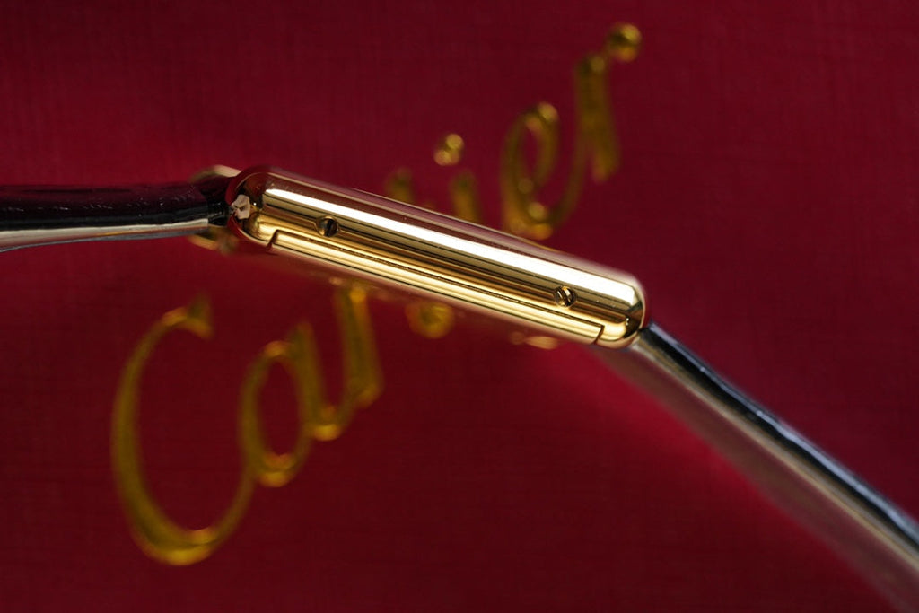 TANK MUST DE SOLO 30MM GOLD CASE LEATHER STRAP