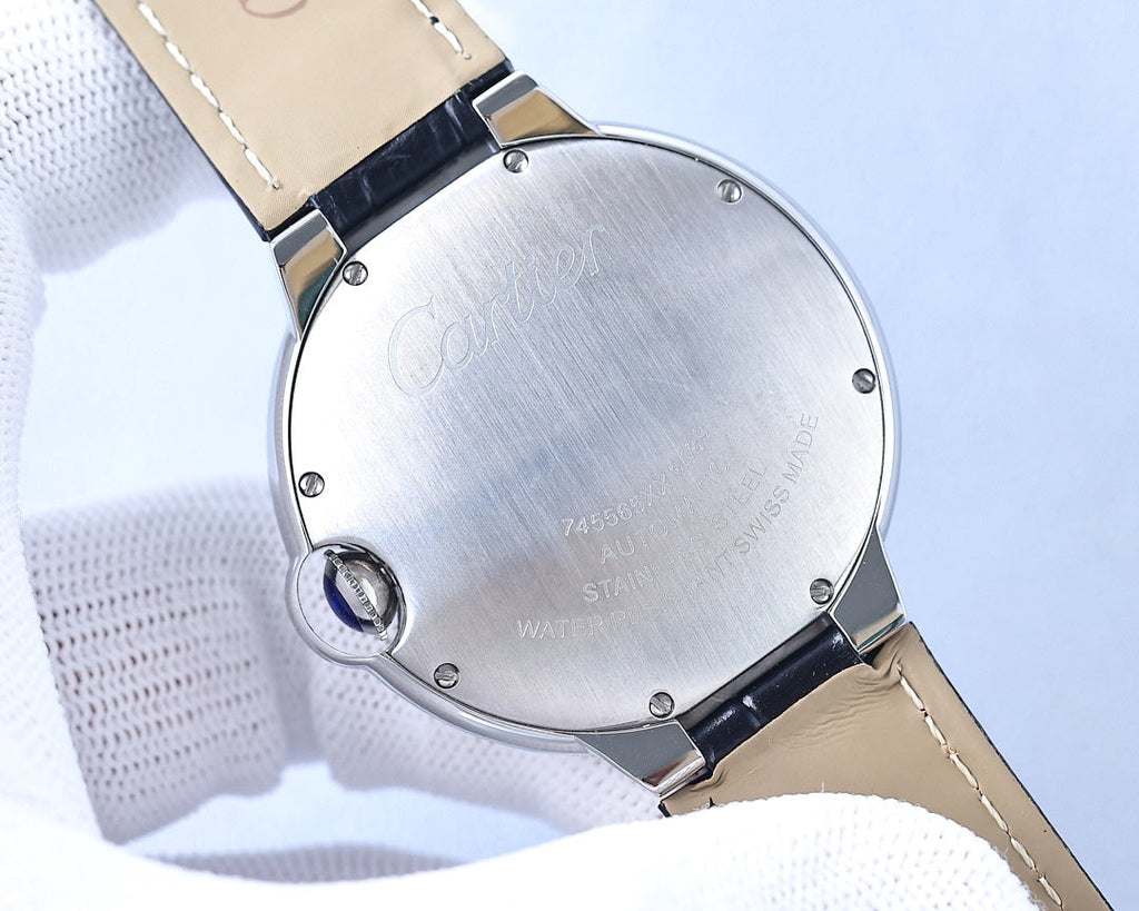 BALLON BLEU 36MM OPEN HEART PINK DIAMOND NUMERALS