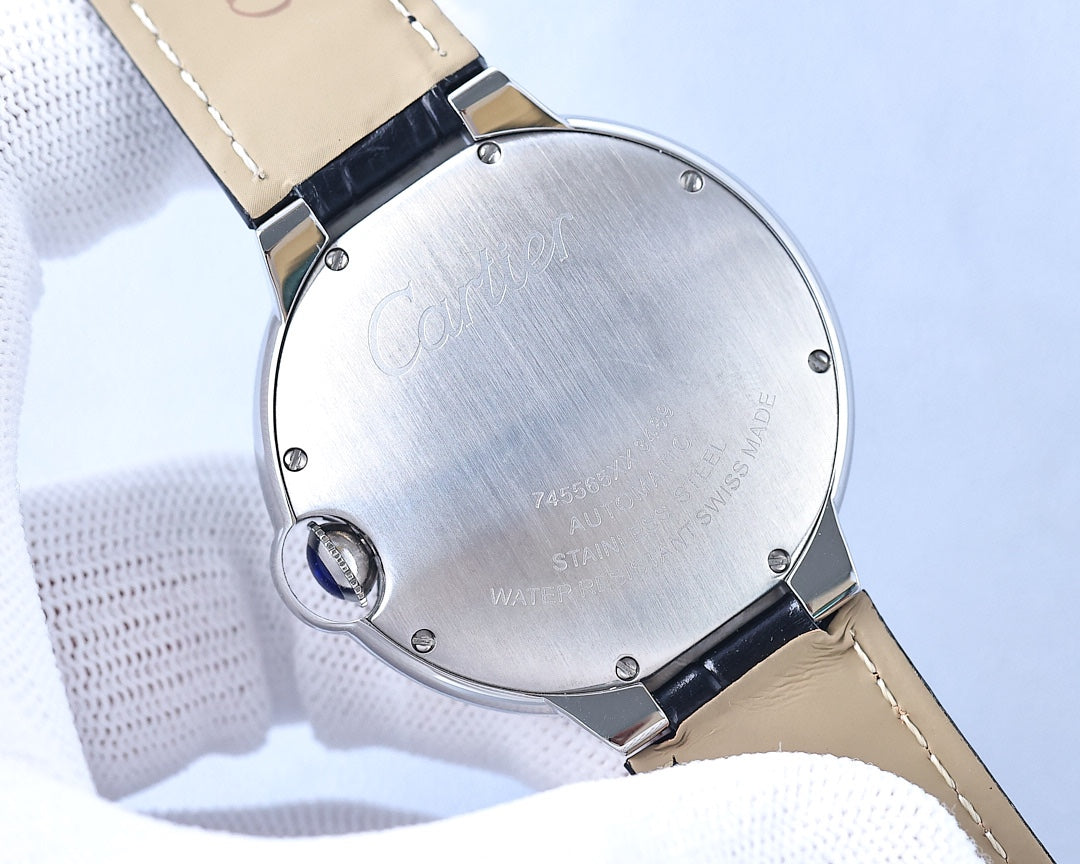 BALLON BLEU 36MM OPEN HEART PINK DIAMOND NUMERALS