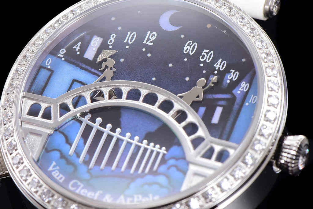 LADY ARPELS LOVER BRIDGE WHITE CROCODILE