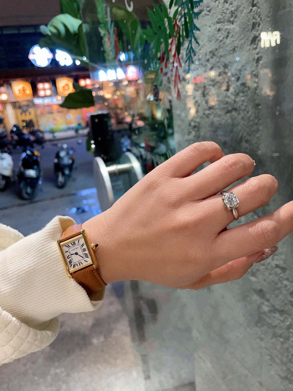 TANK MUST GOLD BROWN EPSOM LEATHER