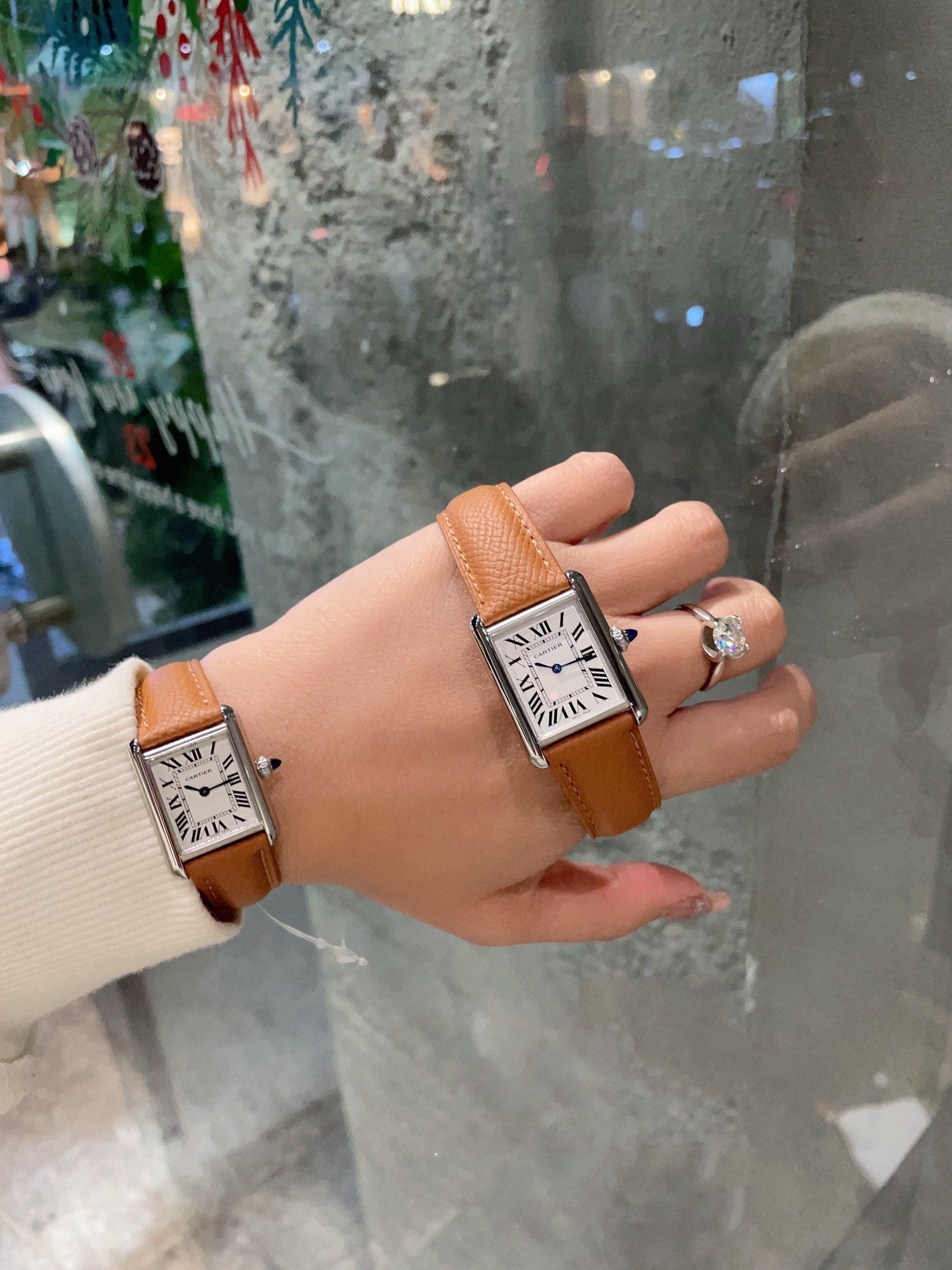 TANK MUST STEEL BROWN EPSOM LEATHER