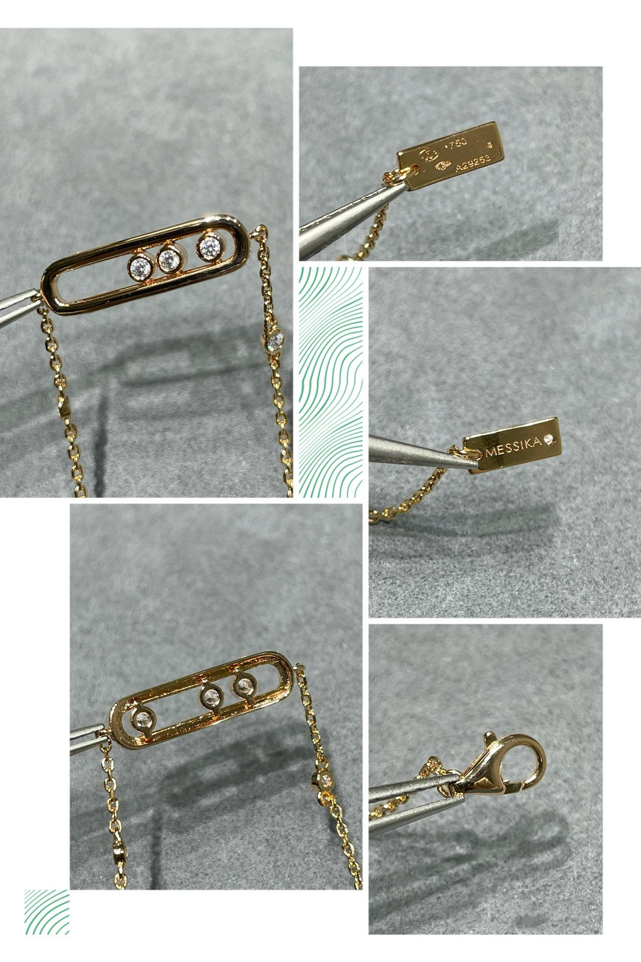 BABY MOVE PINK GOLD DIAMOND BRACELET