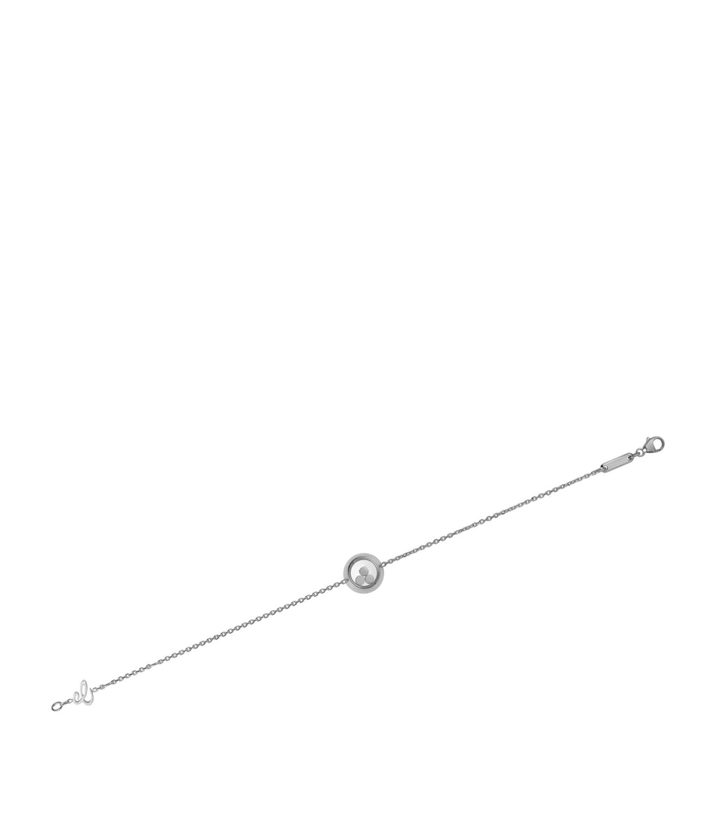 HAPPY HEART BRACELET SILVER 3 DIAMOND