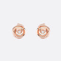 ROSE COUTRE PINK GOLD DIAMOND STUD EARRINGS
