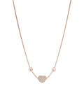 HAPPY HEART NECKLACE 3 MOTIFS DIAMOND