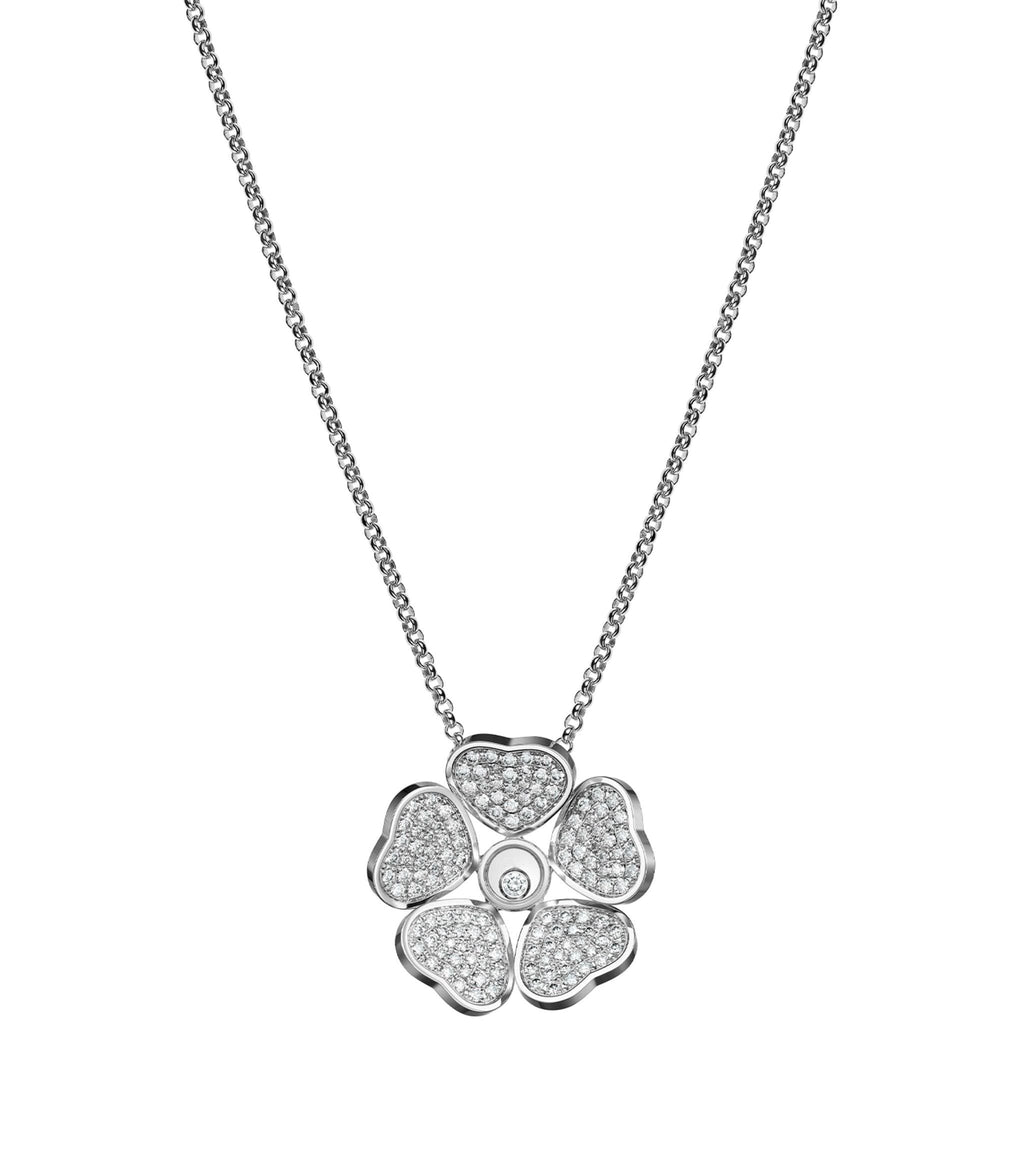 HAPPY PEDANT DIAMOND NECKLACE