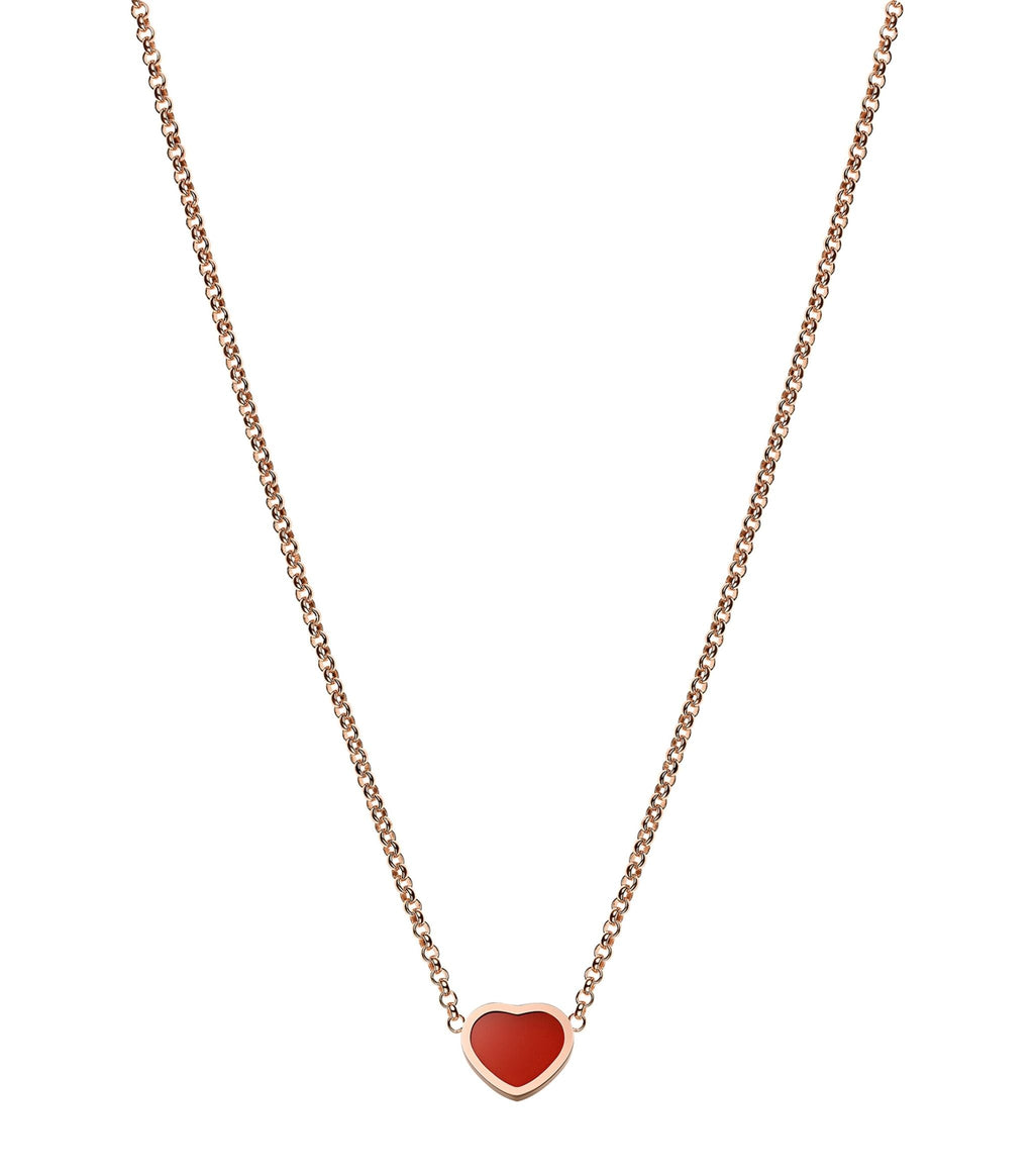 HEART PEDANT CARNELIAN NECKLACE