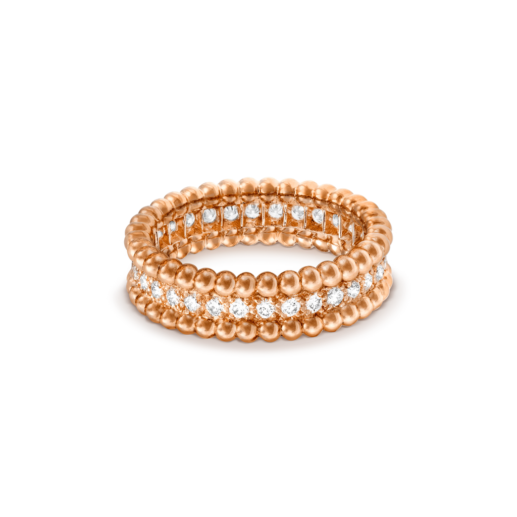 PERLEE DIAMOND PINK GOLD RING