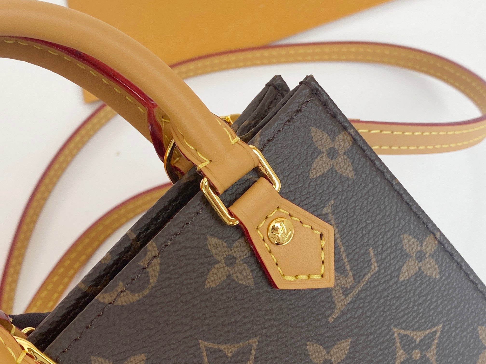 LV MINI TOTE BAG 17 IN BROWN MONOGRAM COATED CANVAS