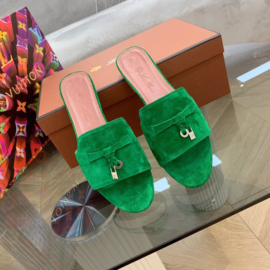 LP SUMMER CHARMS SANDALS EMERALD SUEDE