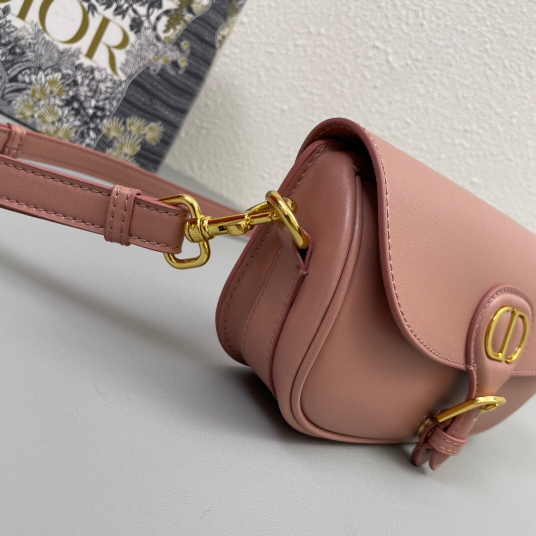 MINI BOBBY EAST-WEST 20 BAG IN ROSE PINK CALFSKIN