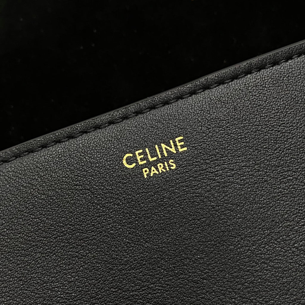 FOLCO CUIR TRIOMPHE 18 IN BLACK CALFSKIN