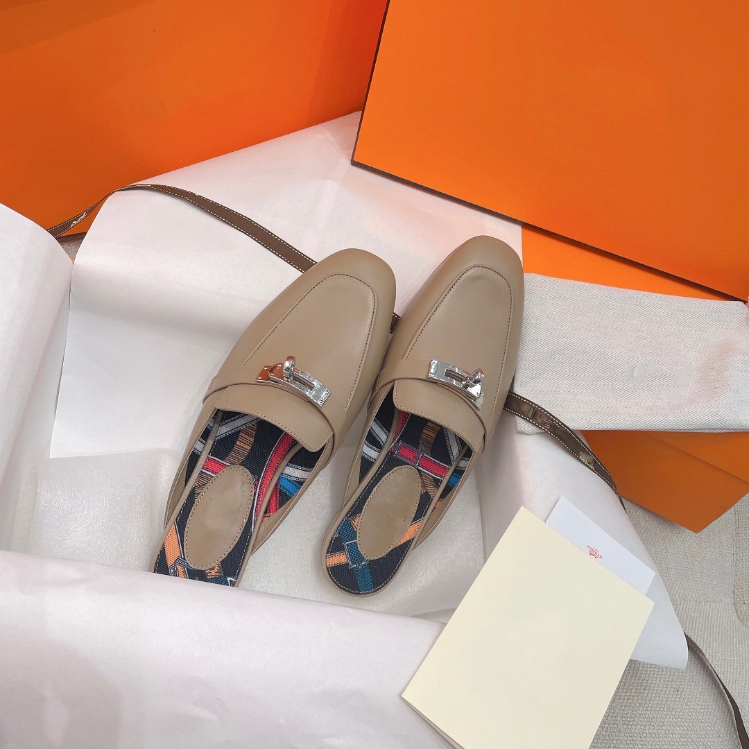 0Z Mule Brown Calfskin