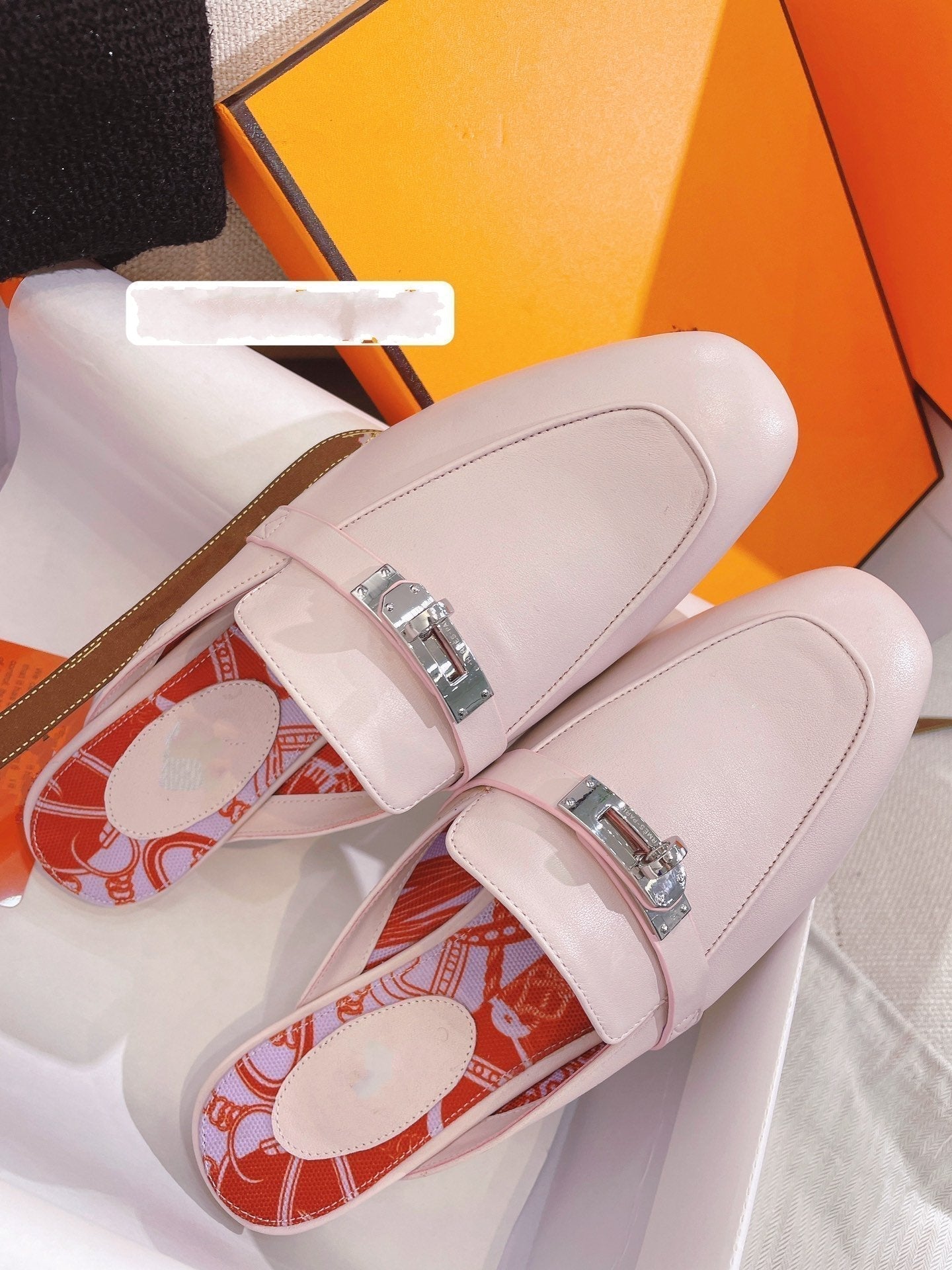 0Z Mule Pink Calfskin