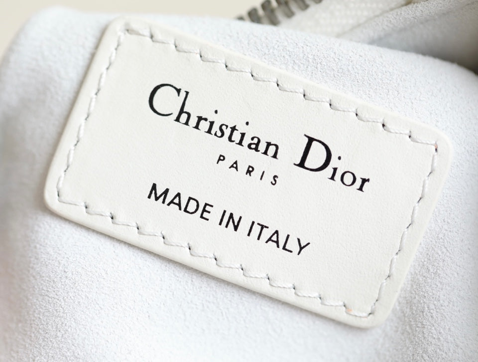 MINI CARO BAG 25 IN WHITE LAMBSKIN