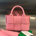 CANDY ARCO TOTE 20 IN BLUSH PINK CALFSKIN