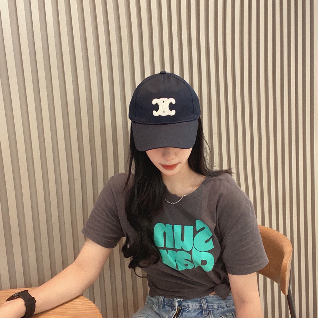 BASEBALL CAP IN DARK BLUE CANVAS