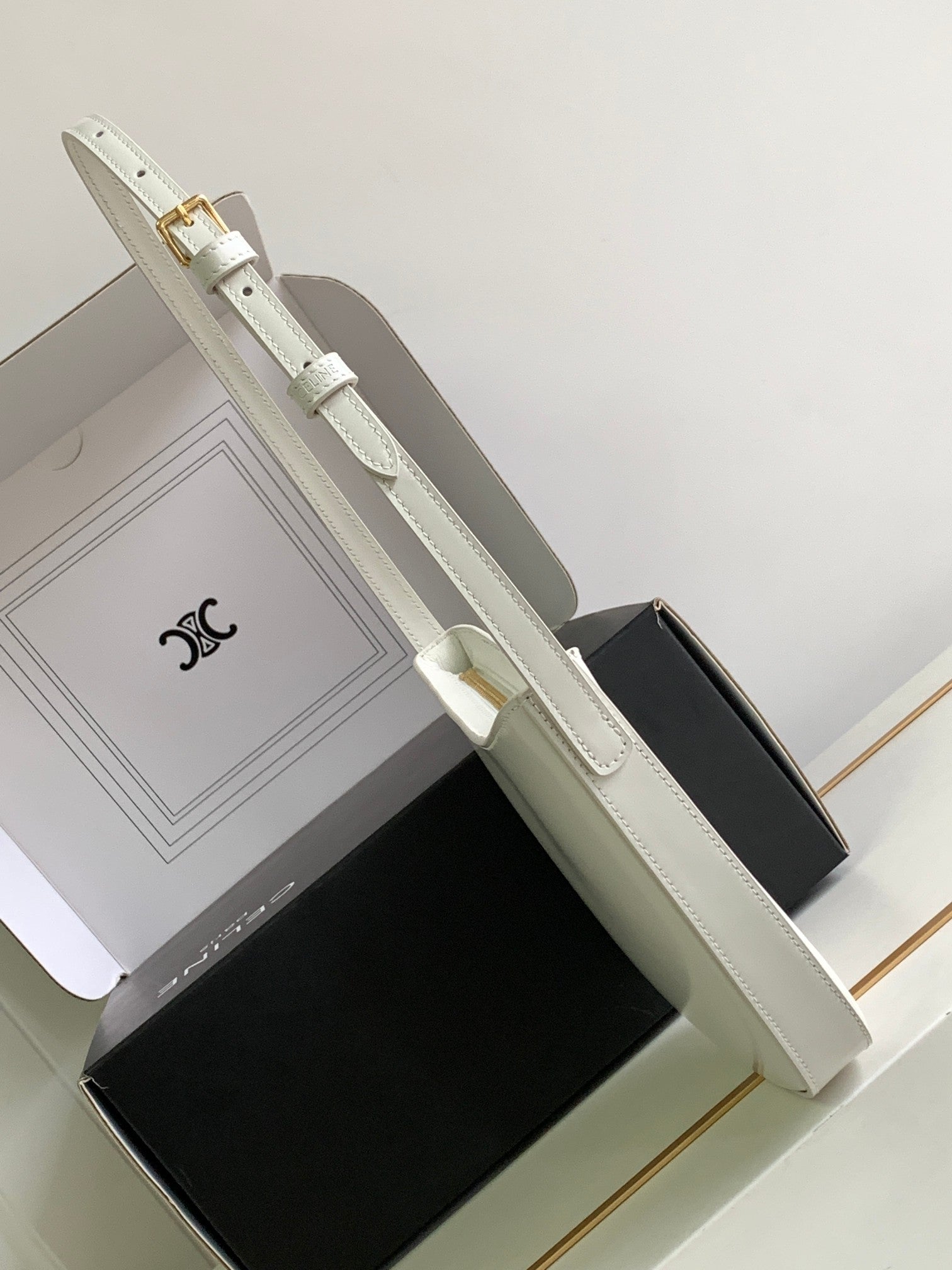 CROQUE 18 GLOSSY CALFSKIN WHITE