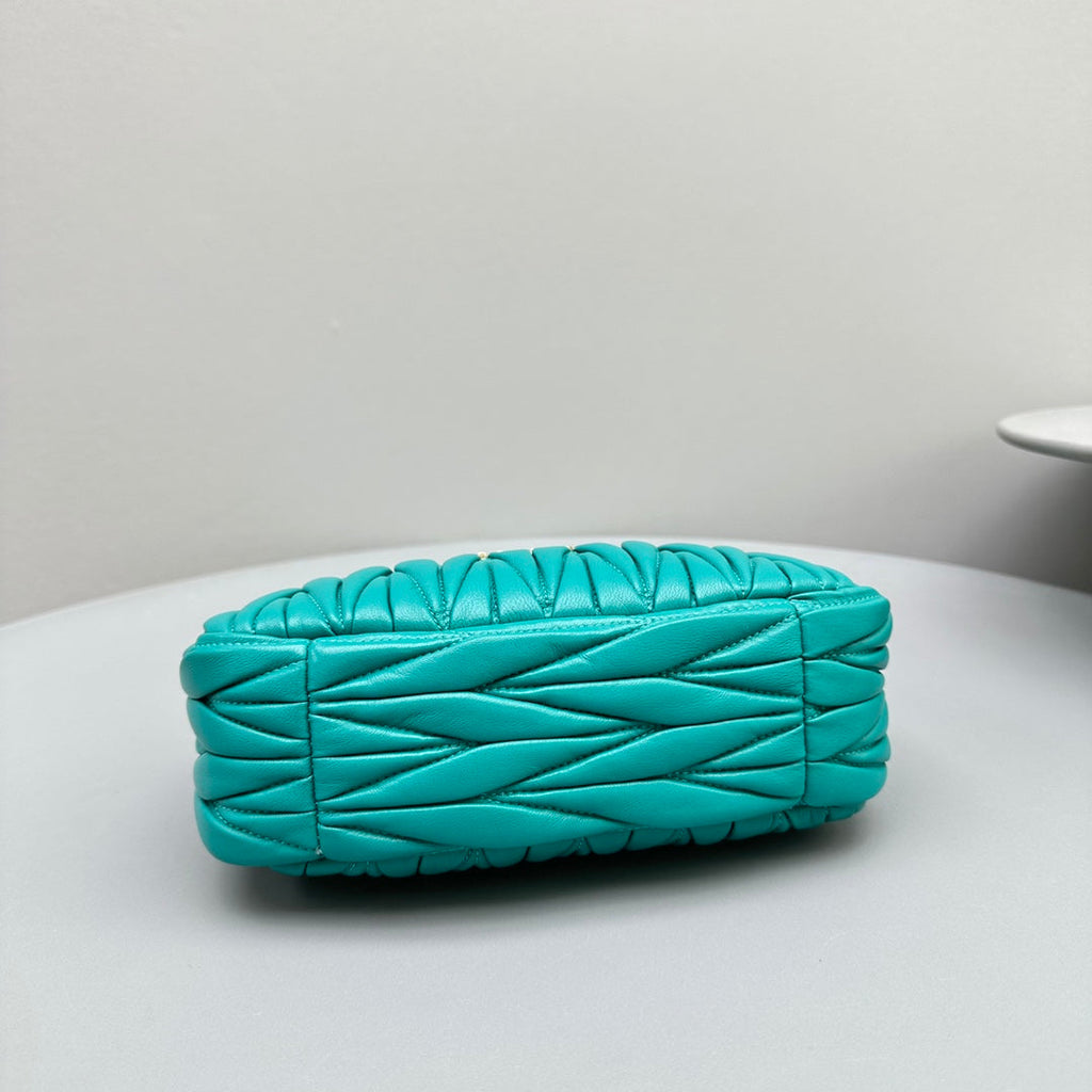 MINI HOBO 20 BAG IN TF BLUE SHEEPSKIN