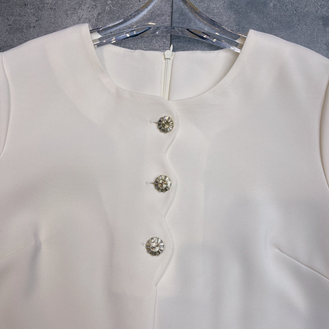 CHANEL 25S SHORT-SLEEVE LOOSE DRESS 503