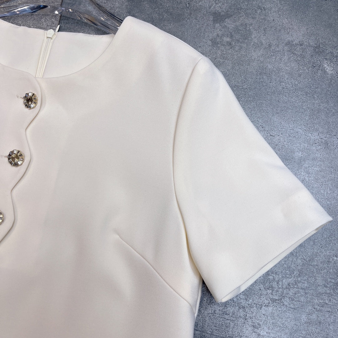 CHANEL 25S SHORT-SLEEVE LOOSE DRESS 503