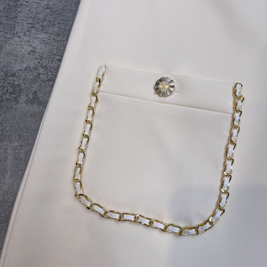 CHANEL 25S SHORT-SLEEVE LOOSE DRESS 503