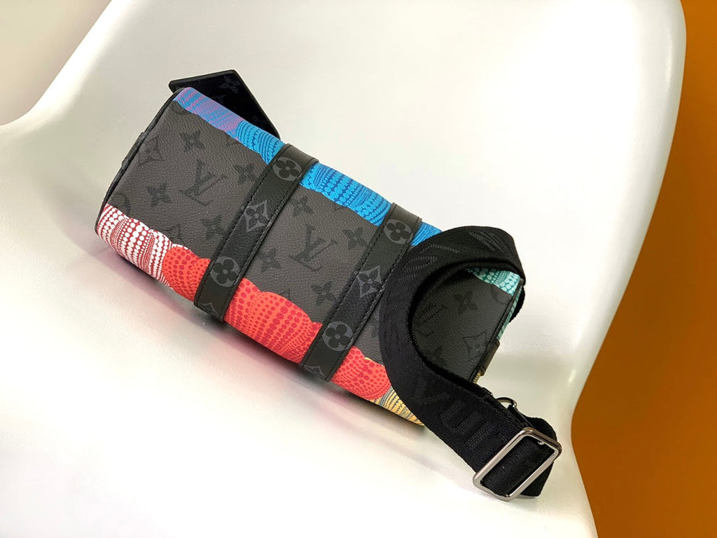 KEEPALL BANDOULIÈRE 21 IN MULTICOLOR CALFSKIN