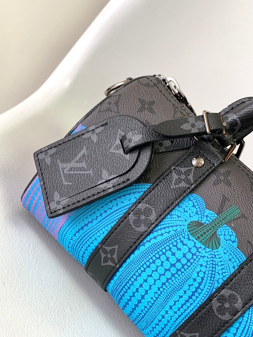 KEEPALL BANDOULIÈRE 21 IN MULTICOLOR CALFSKIN