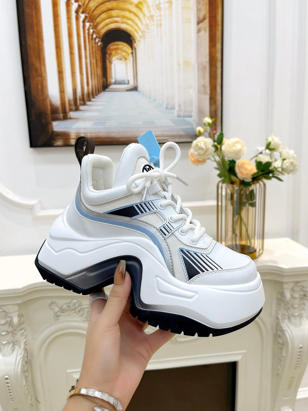 LV ARCHLIGHT 2.0 PLATFORM SNEAKER IN COLORFUL MIX OF MATERIALS 991810