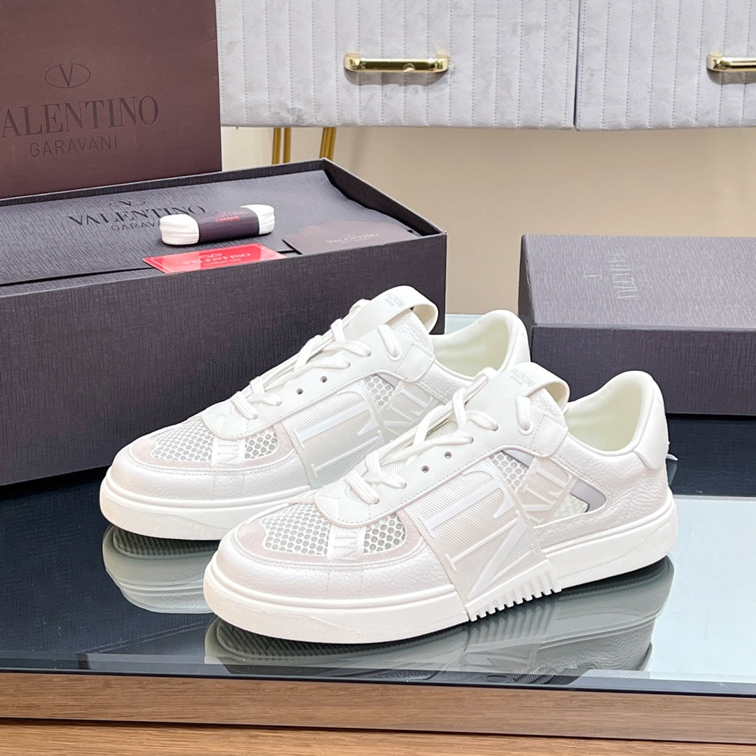 VALENTINO 25S GARAVANI VL7N SNEAKERS IN WHITE LAMBSKIN