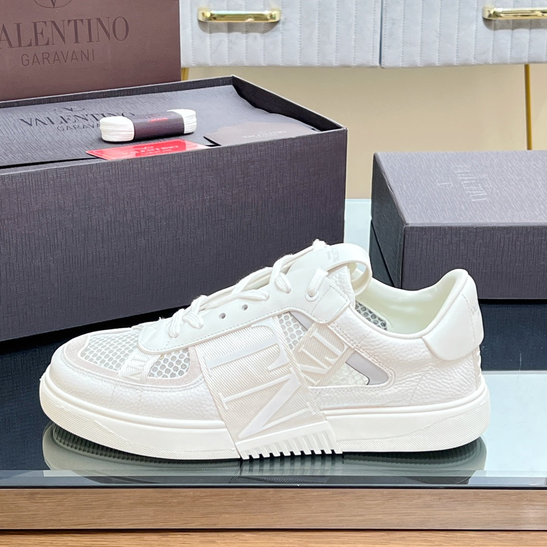 VALENTINO 25S GARAVANI VL7N SNEAKERS IN WHITE LAMBSKIN