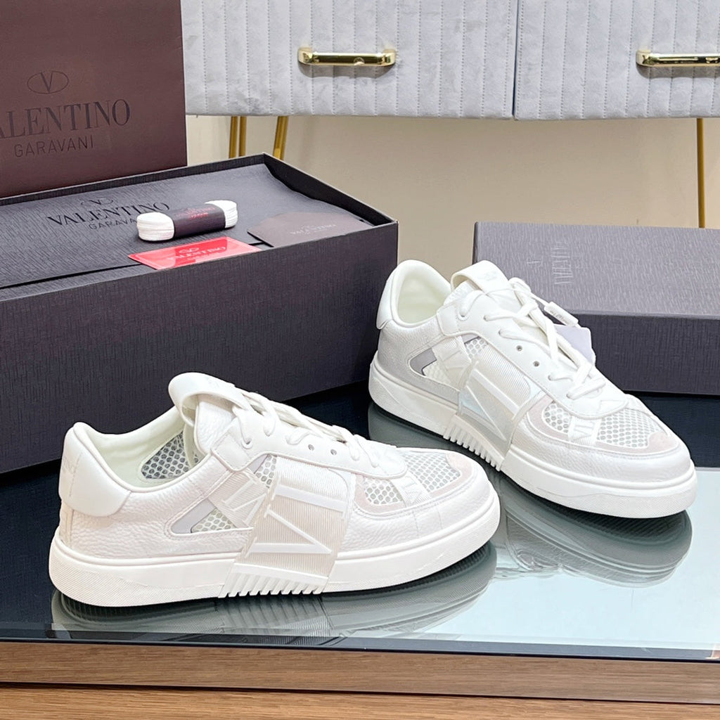 VALENTINO 25S GARAVANI VL7N SNEAKERS IN WHITE LAMBSKIN