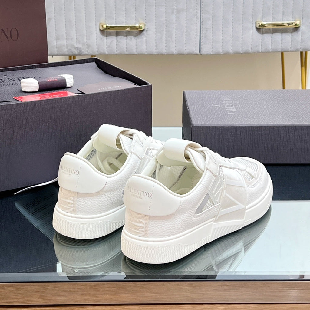 VALENTINO 25S GARAVANI VL7N SNEAKERS IN WHITE LAMBSKIN