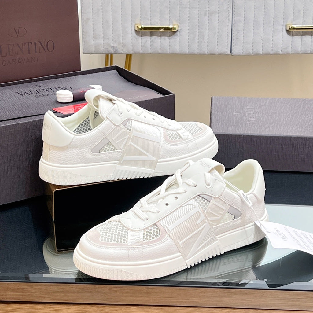 VALENTINO 25S GARAVANI VL7N SNEAKERS IN WHITE LAMBSKIN