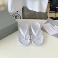 THONG SANDALS IN WHITE RUBBER