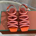 LP SPRIGHTLY CHARMS SANDAL BURNT ORANGE CALFSKIN
