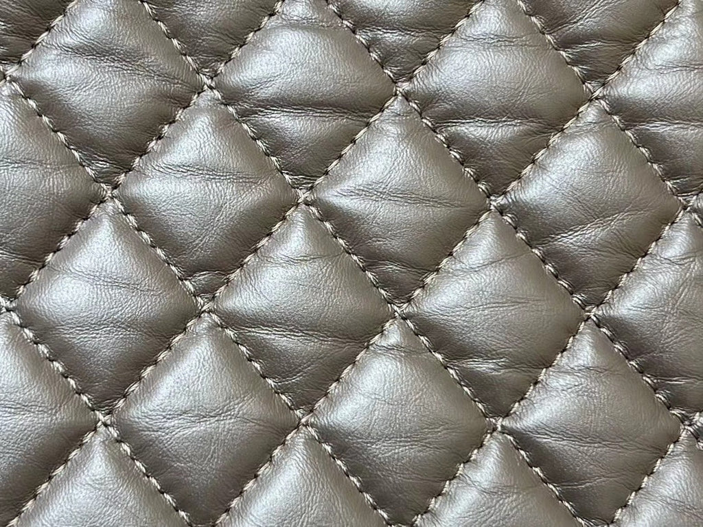 CHANEL 25S MINI SHOPPING BAG 23 IN DARK TAUPE CALFSKIN