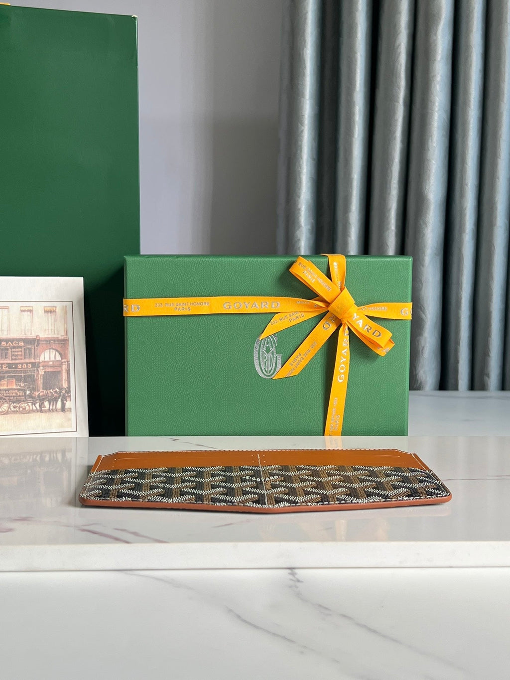 INSERT LOUISE 21 IN BROWN GOYARDINE CANVAS