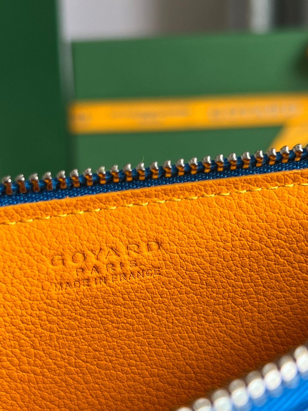 INSERT LOUISE 21 IN TORY BLUE GOYARDINE CANVAS