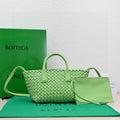 Mini Cabat 20cm Green Lambskin Ghw