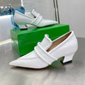 HIGH PUMP 35 MM IN WHITE CALFSKIN