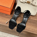 GLAM SANDAL 60 BLACK SUEDE