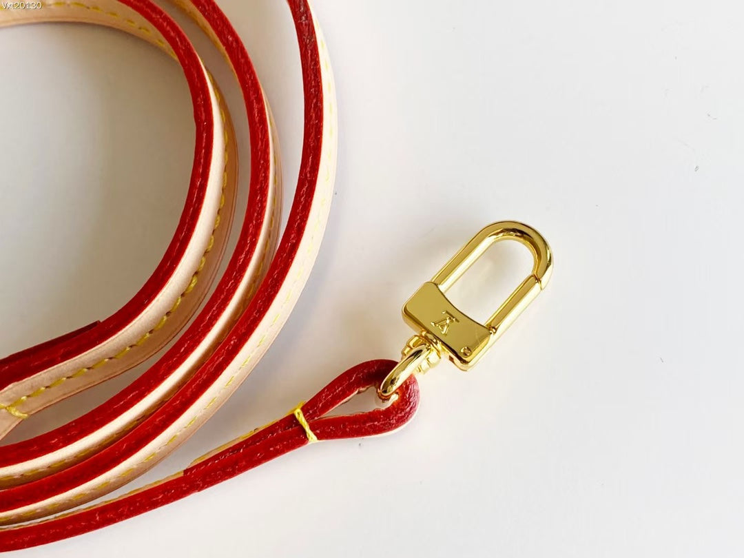 LV 25S POCHETTE ACCESSOIRES 21 IN BROWN MONOGRAM CANVAS GOLD HARDWARE