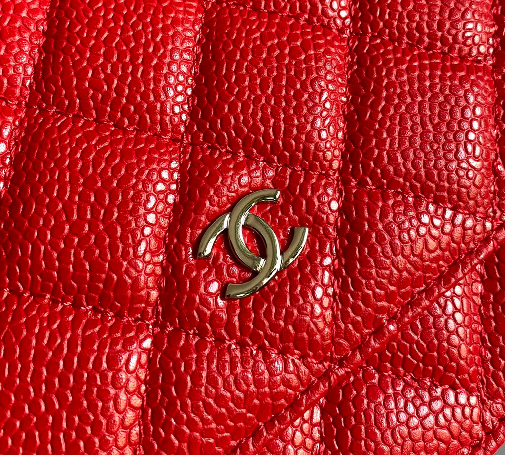 CC WOC 19 RED CAVIAR SILVER HARDWARE