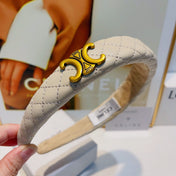 WHITE CREAM LAMBSKIN HAIRBAND 925628